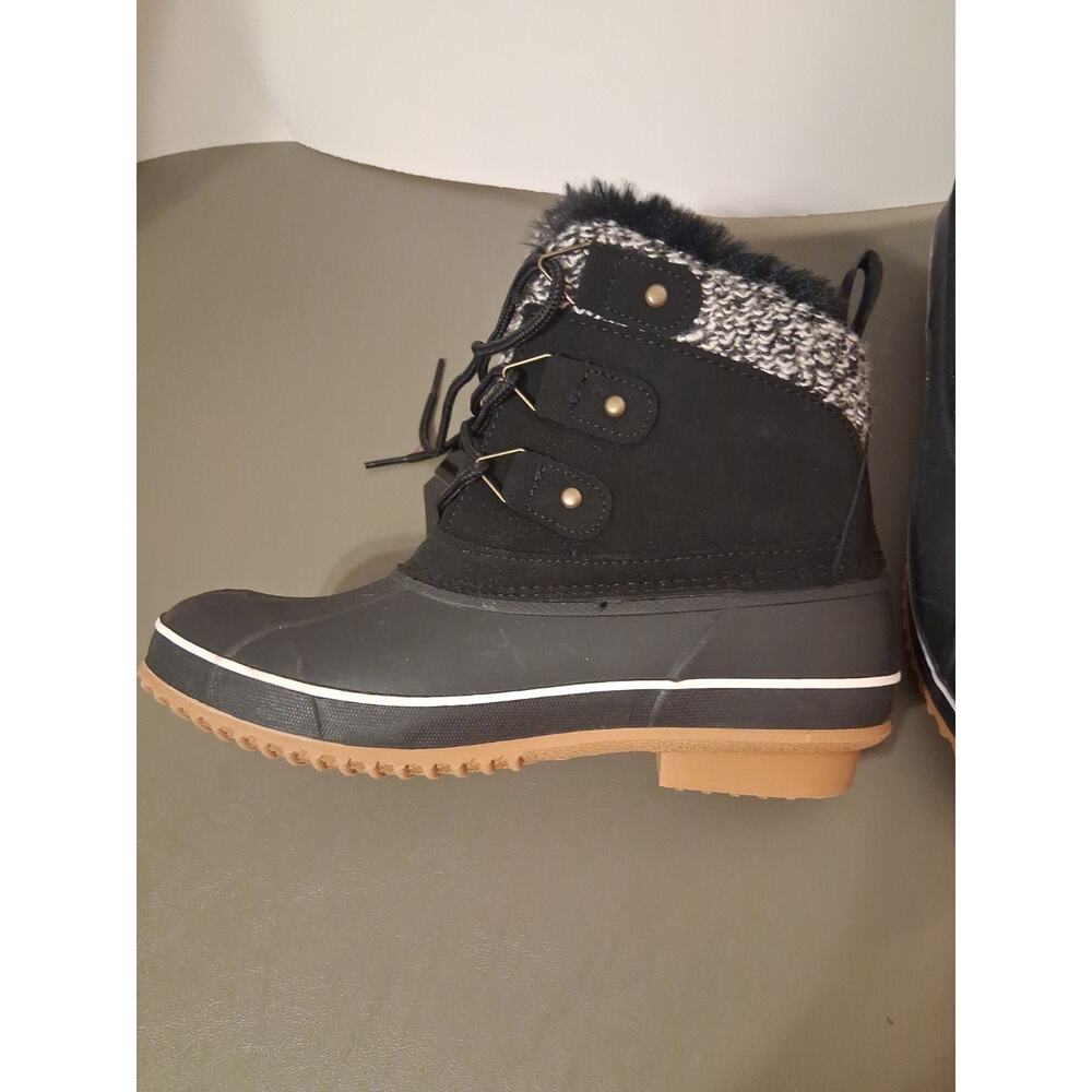NEW KHOMBU Women's Keri Faux Fur-Lined Duck Boots (Size 8) - Picture 4 of 9